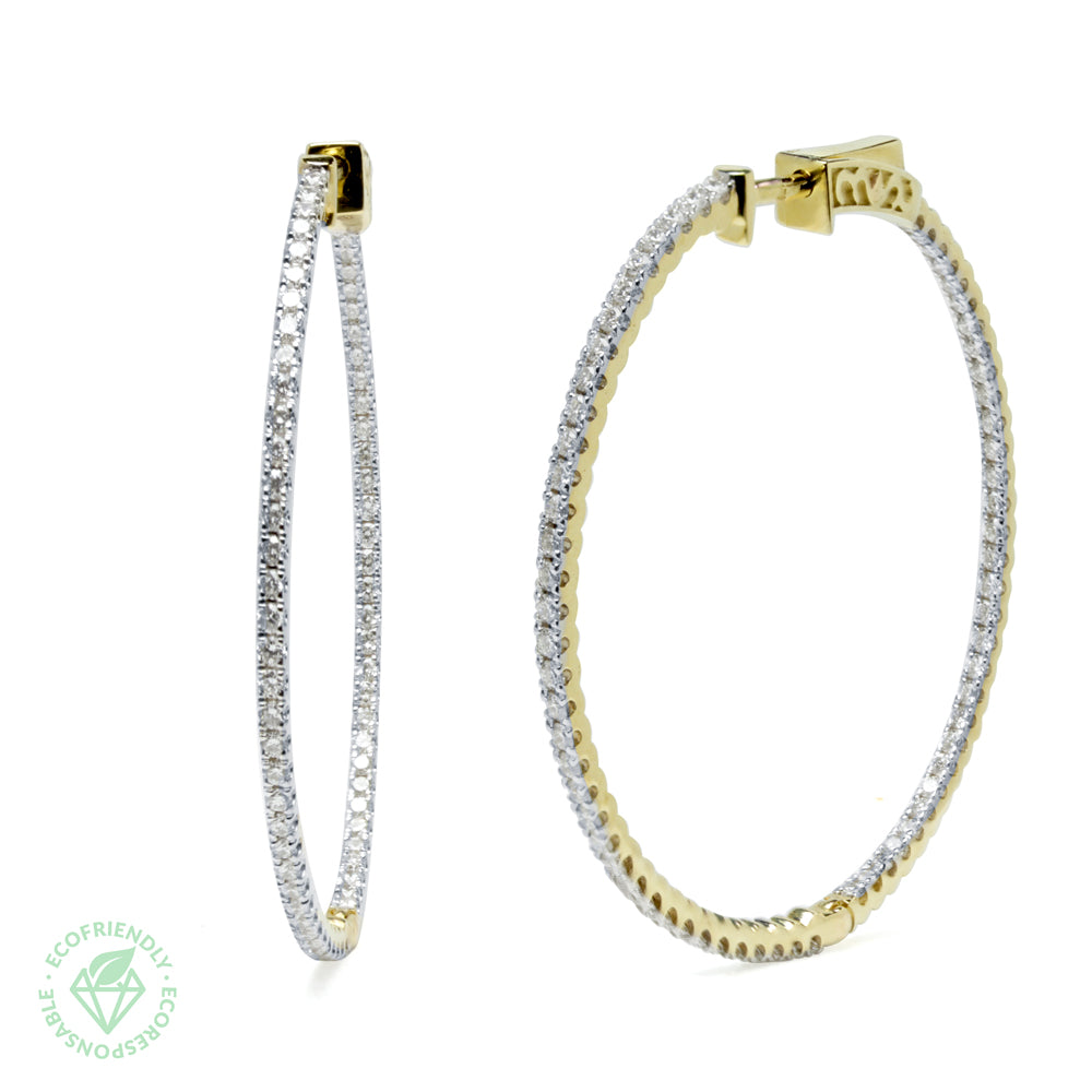 Pendientes Diamantes Aro 1,23ct.