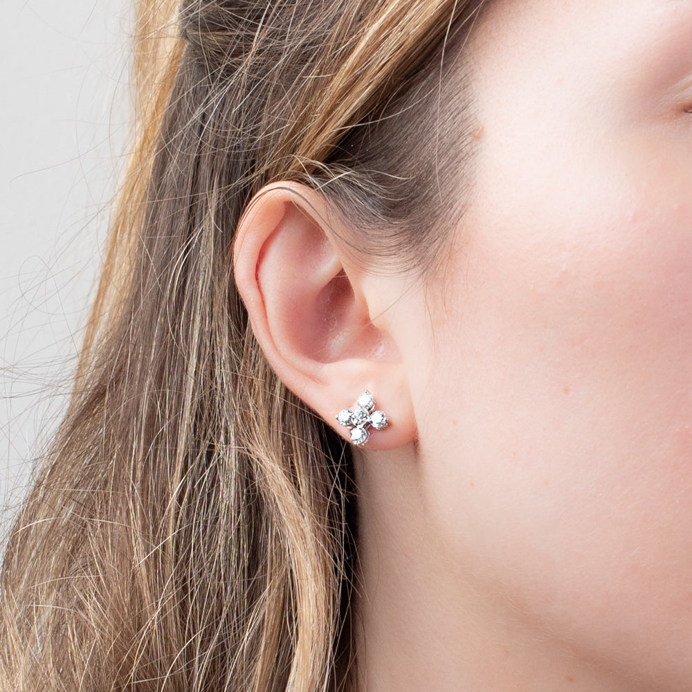 Pendientes Diamantes Flor 1,36ct.