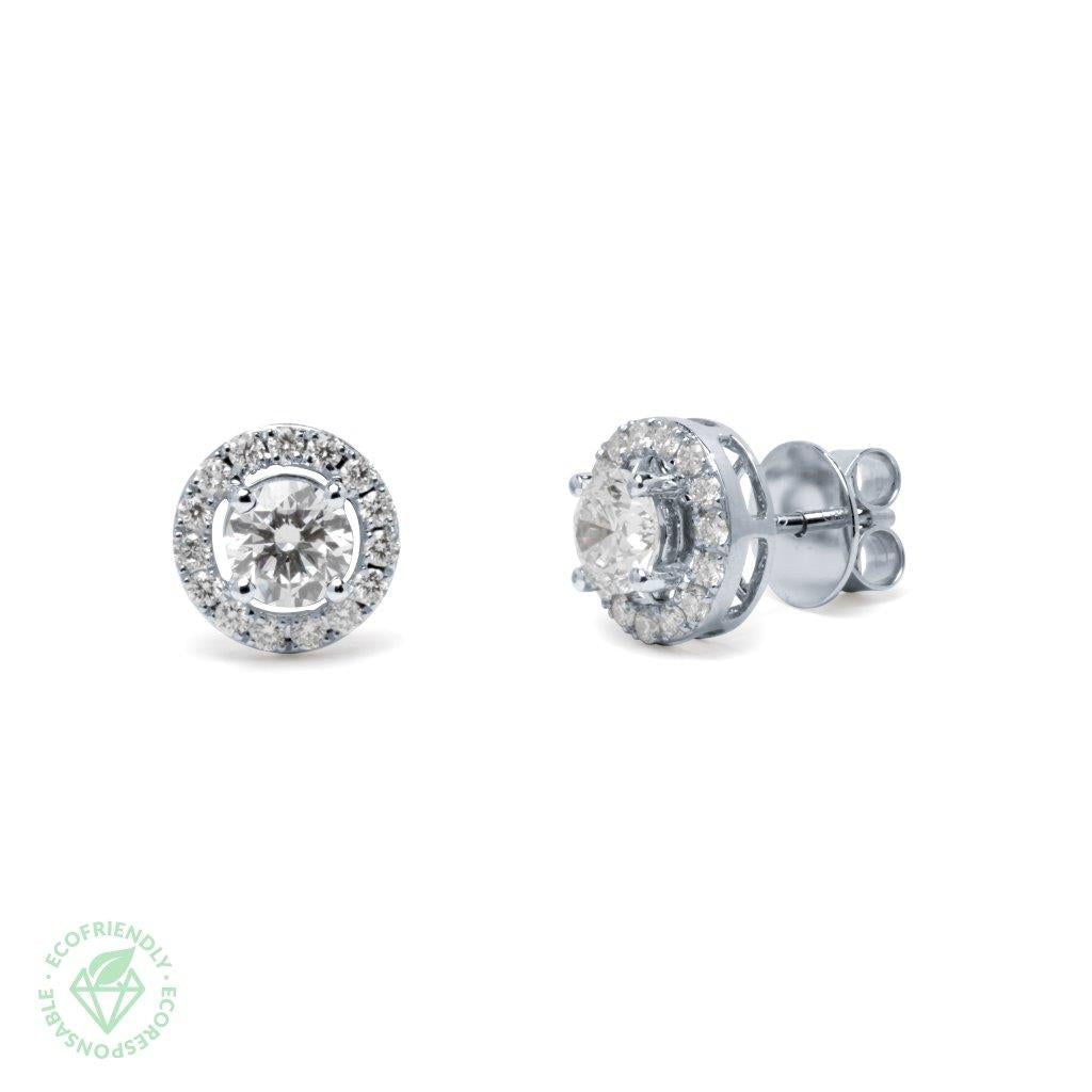 Pendientes Diamantes Rosetón 1,39ct.
