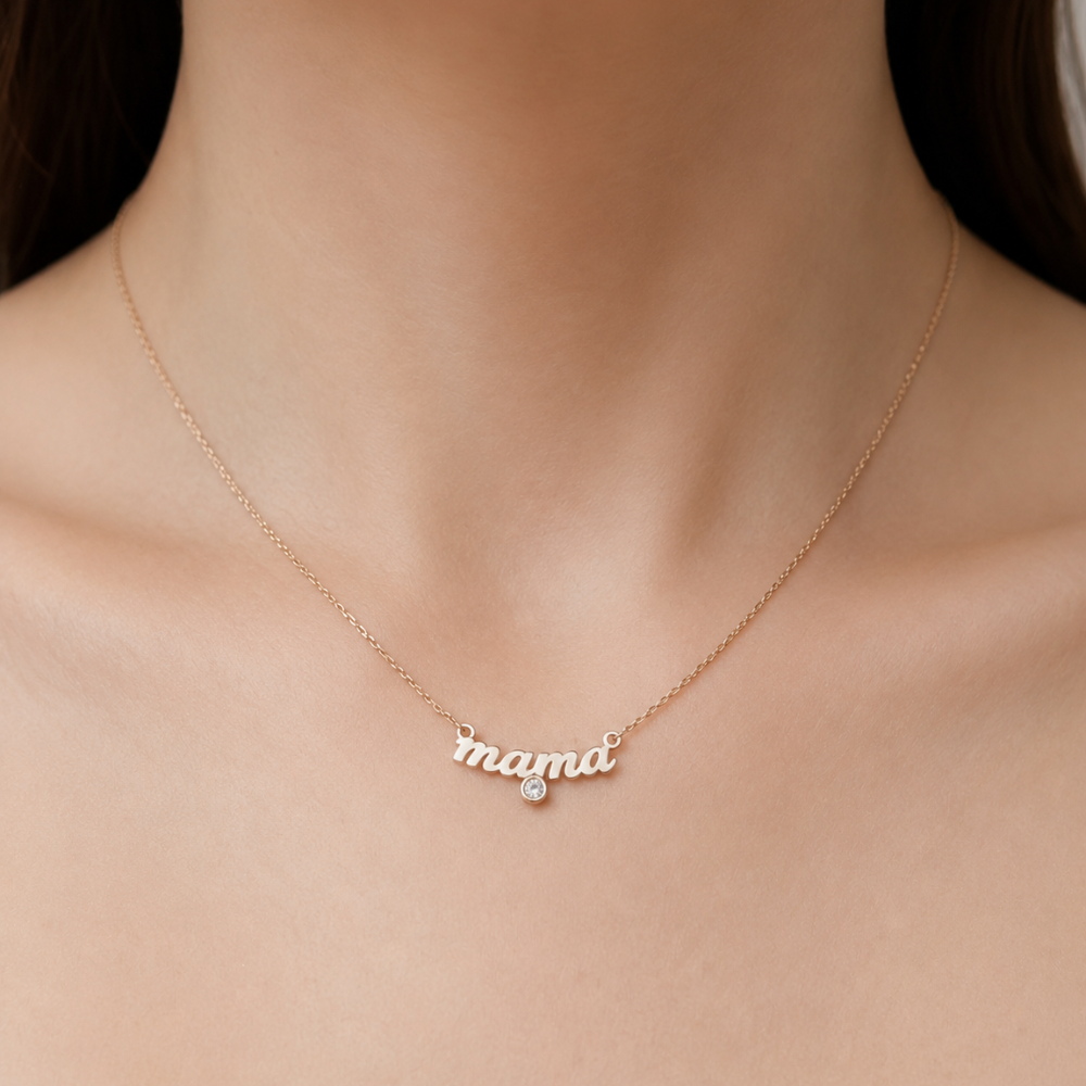 Collar de Oro 9K con Nombre Grabado