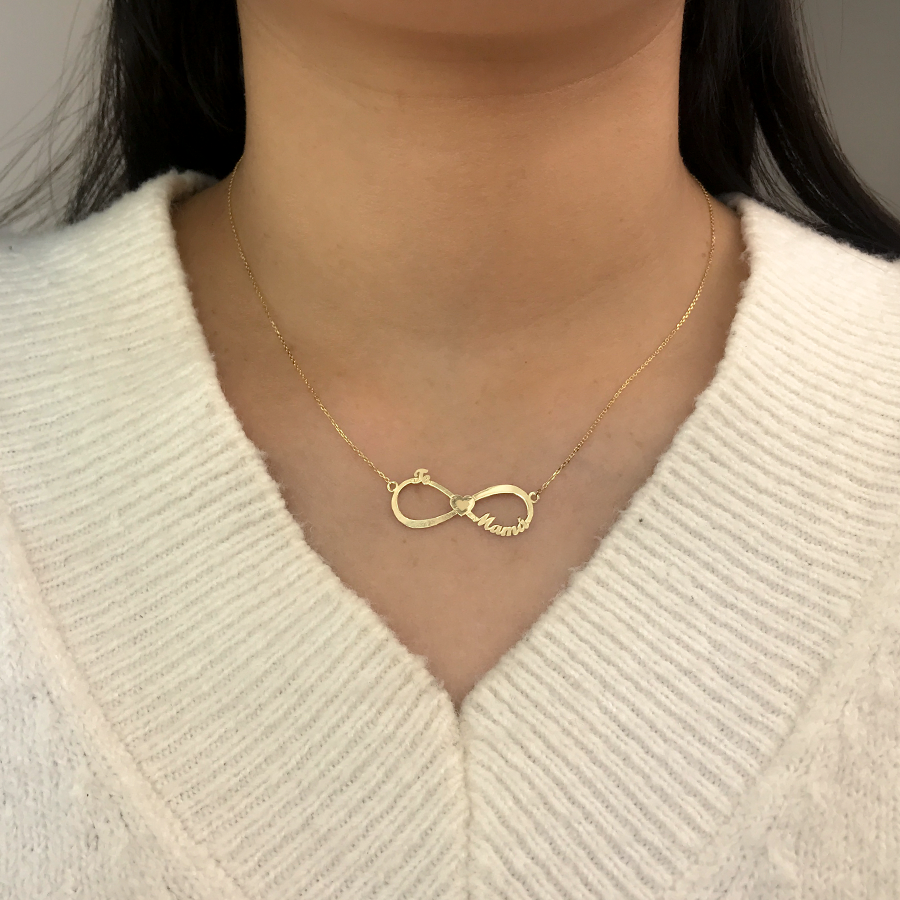 Collar infinito te quiero mamá