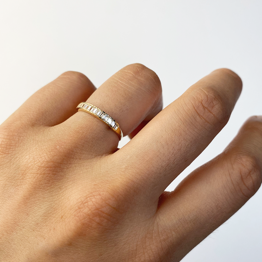 Anillo Baguette 2mm