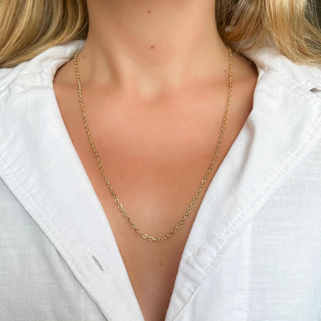 Collar Forzado de Oro 9K