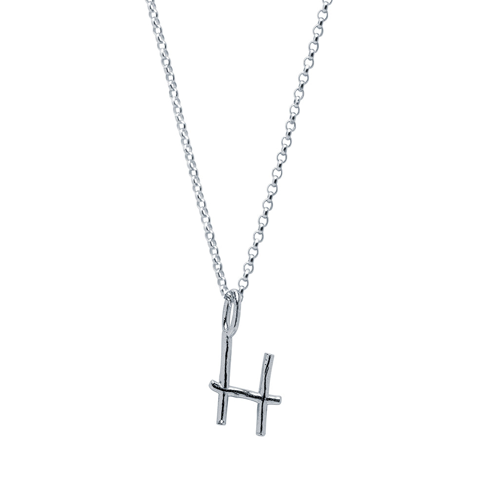Collar Celine de Plata 925 con Inicial Grabada