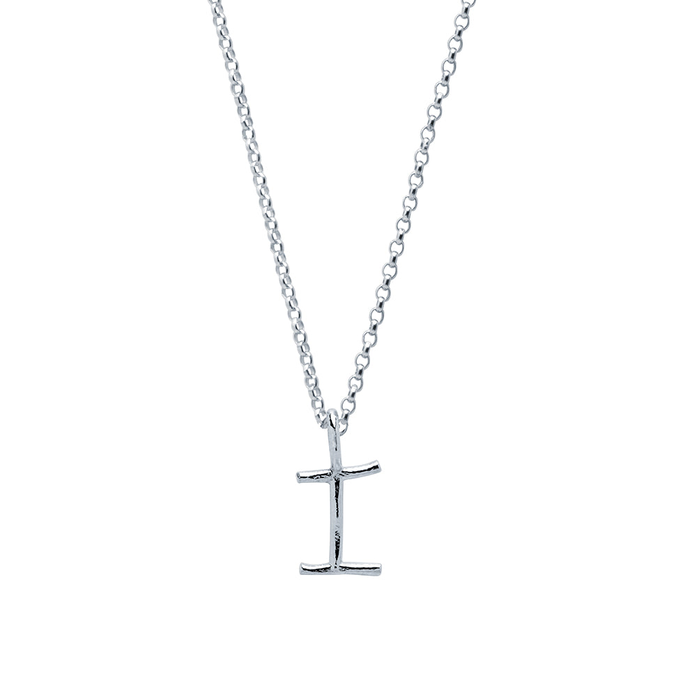 Collar Celine de Plata 925 con Inicial Grabada