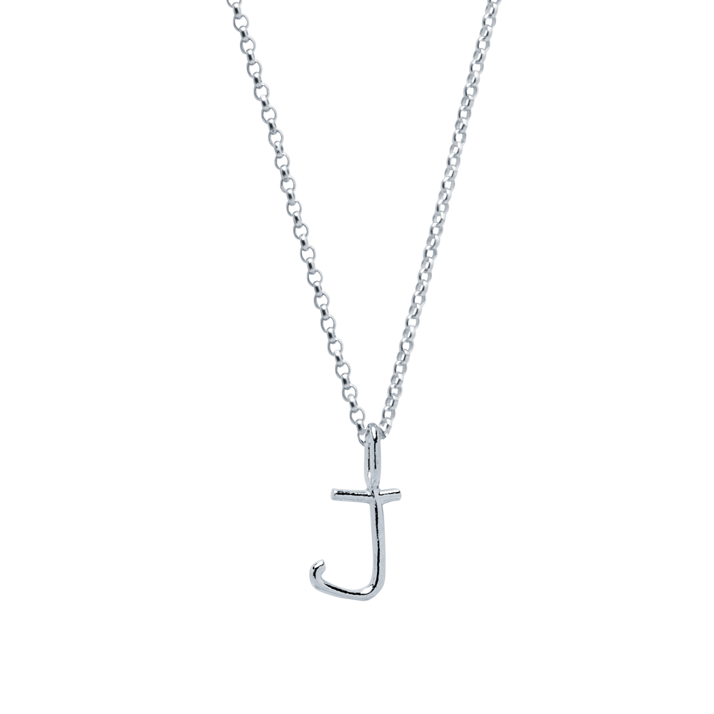 Collar Celine de Plata 925 con Inicial Grabada