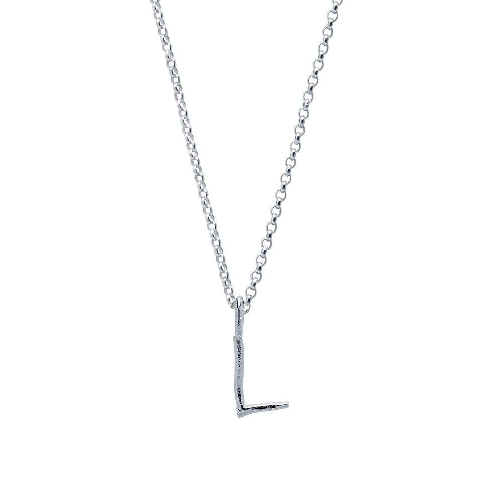 Collar Celine de Plata 925 con Inicial Grabada