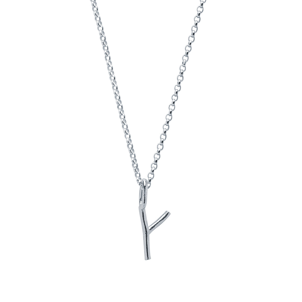 Collar Celine de Plata 925 con Inicial Grabada