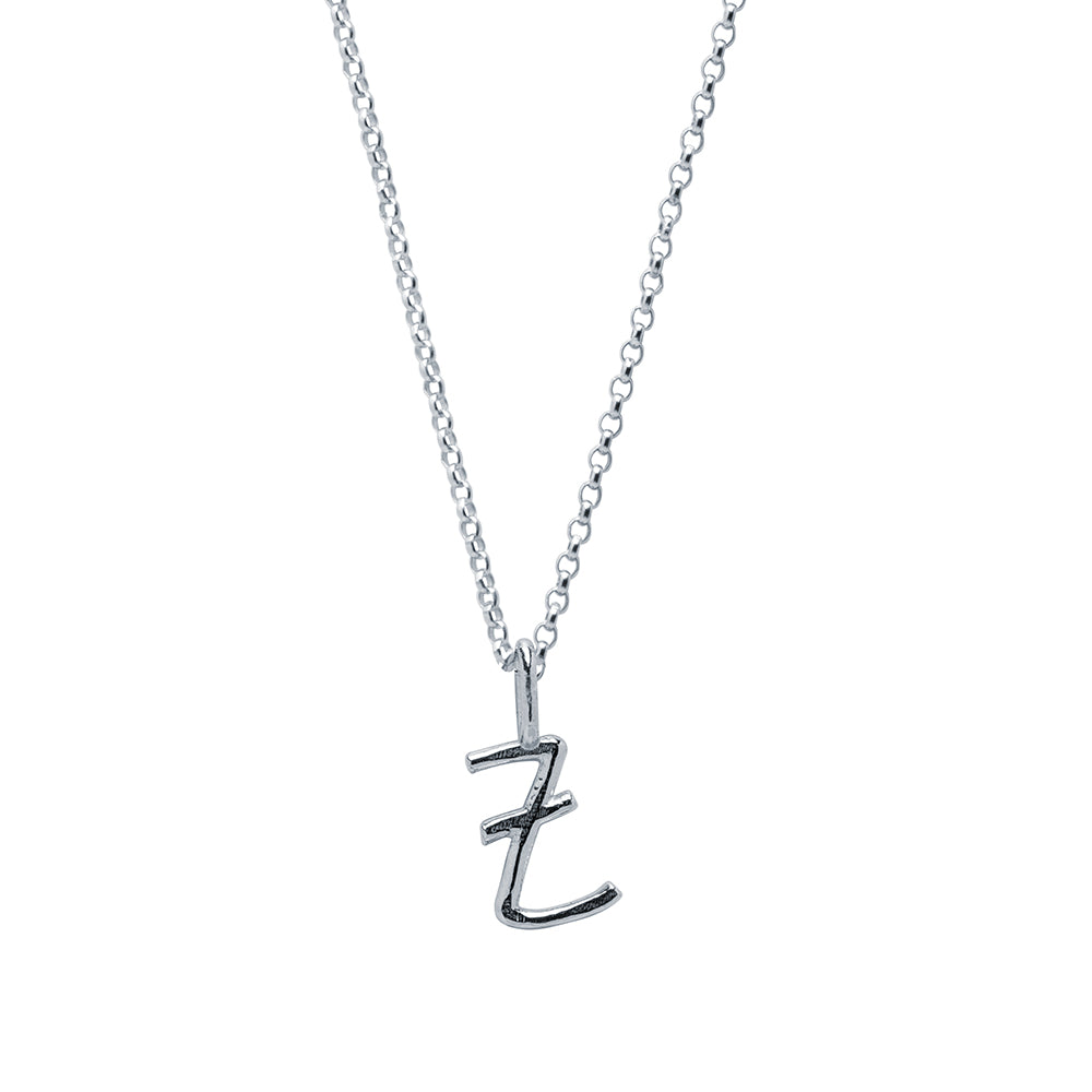 Collar Celine de Plata 925 con Inicial Grabada