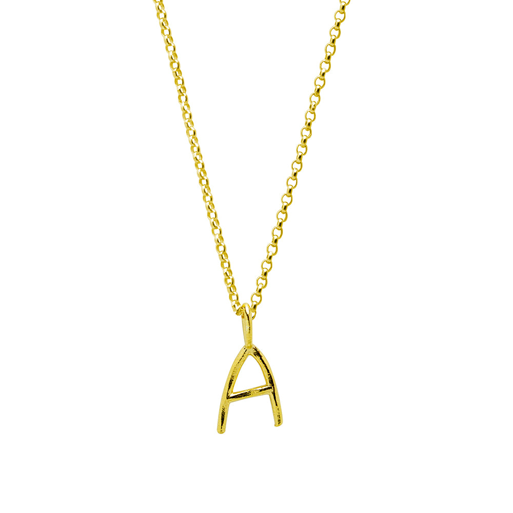 Collar Celine de Plata 925 con Inicial Grabada