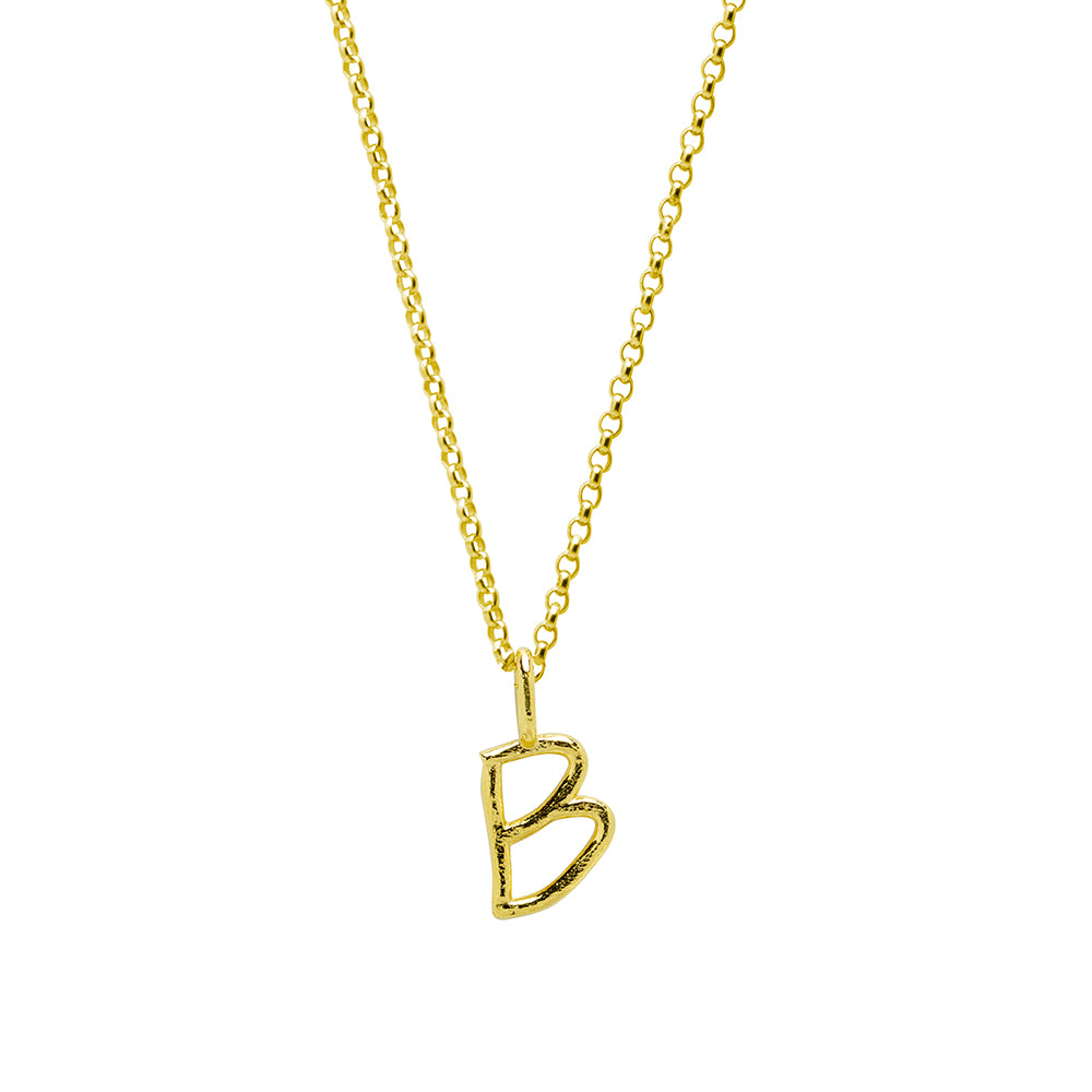 Collar Celine de Plata 925 con Inicial Grabada