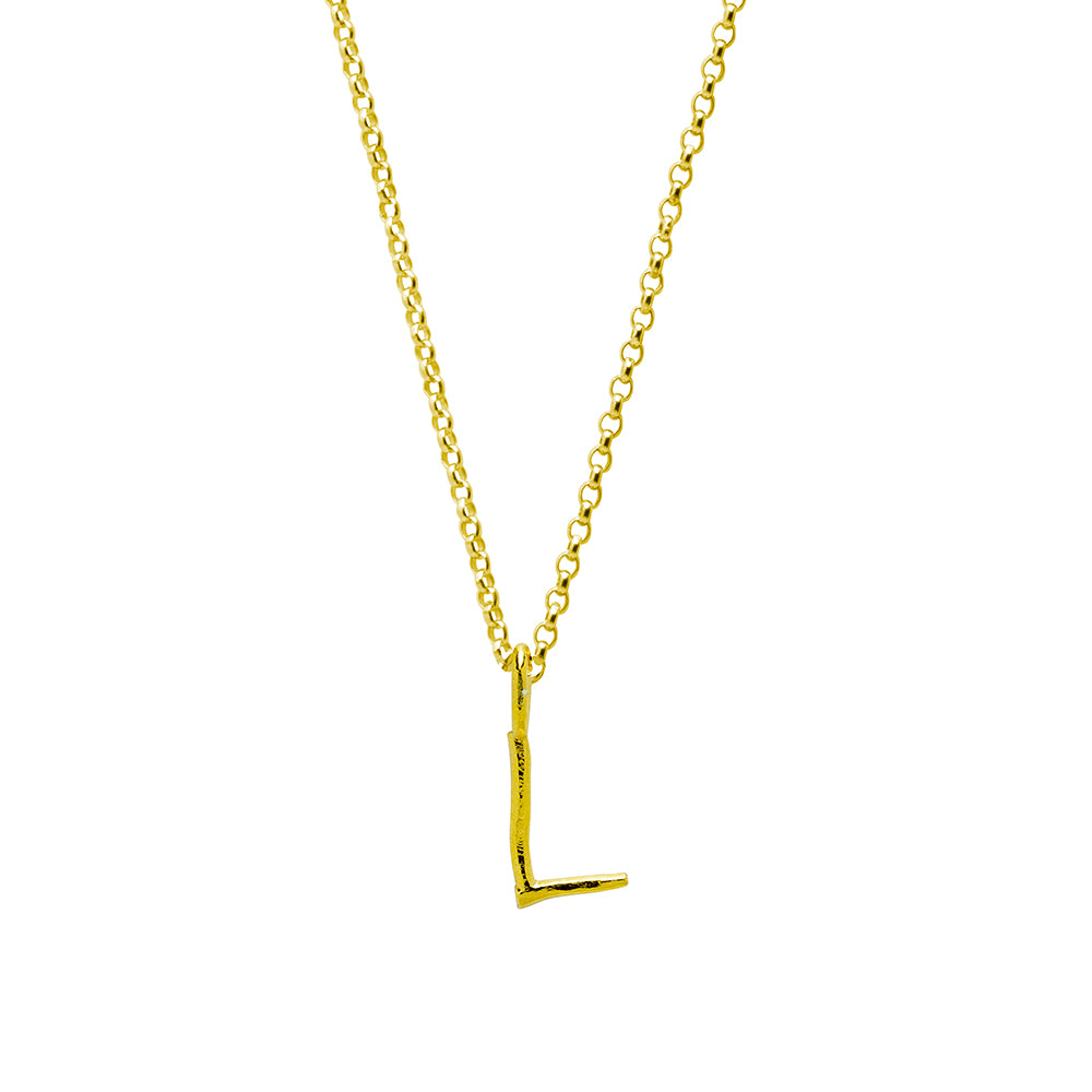 Collar Celine de Plata 925 con Inicial Grabada