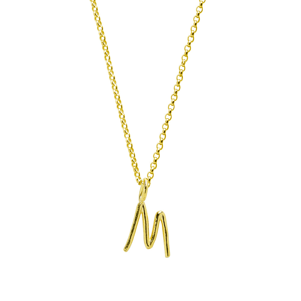 Collar Celine de Plata 925 con Inicial Grabada