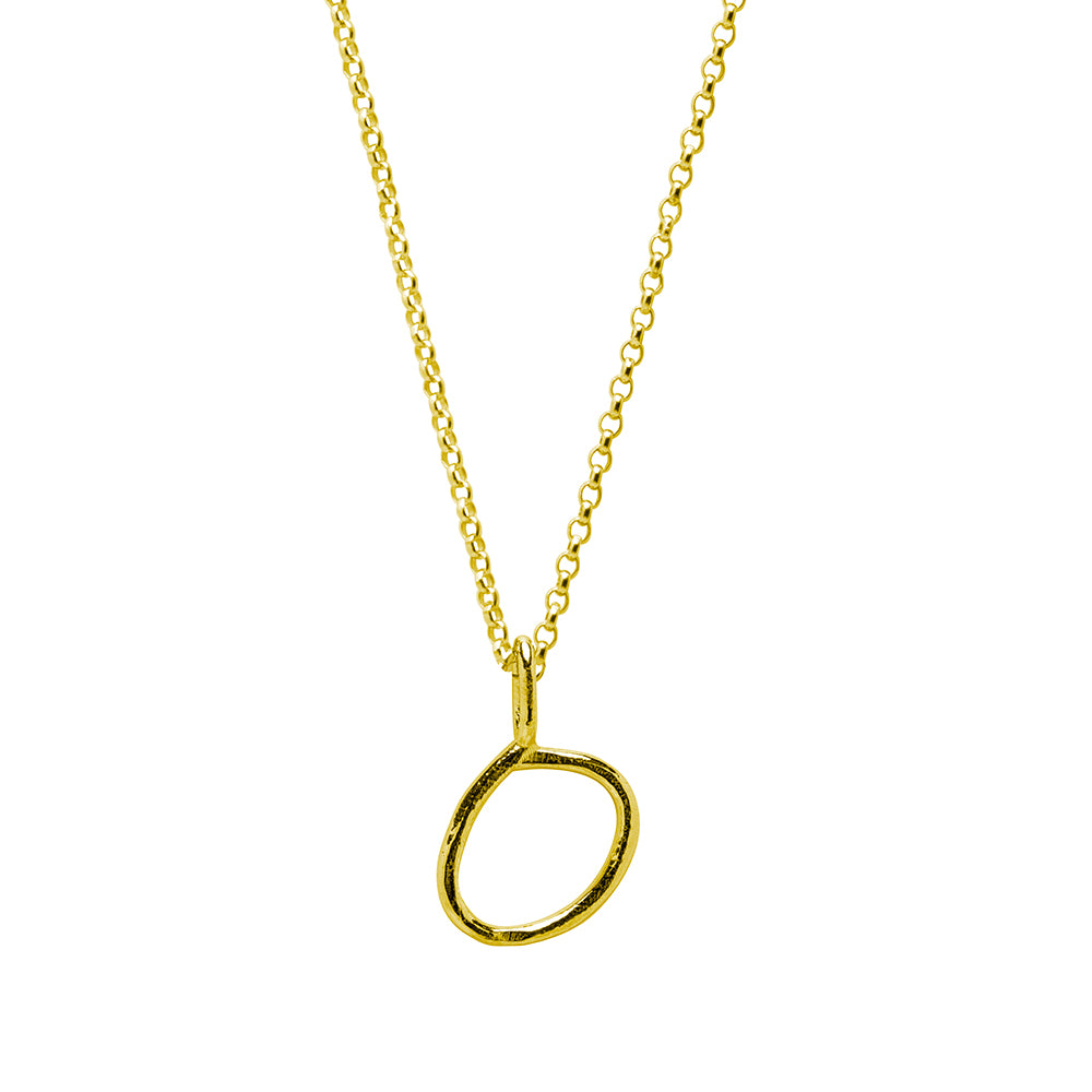 Collar Celine de Plata 925 con Inicial Grabada