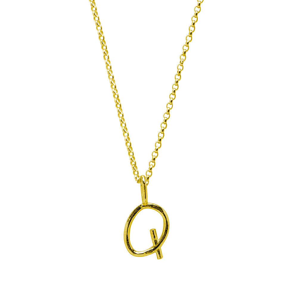Collar Celine de Plata 925 con Inicial Grabada