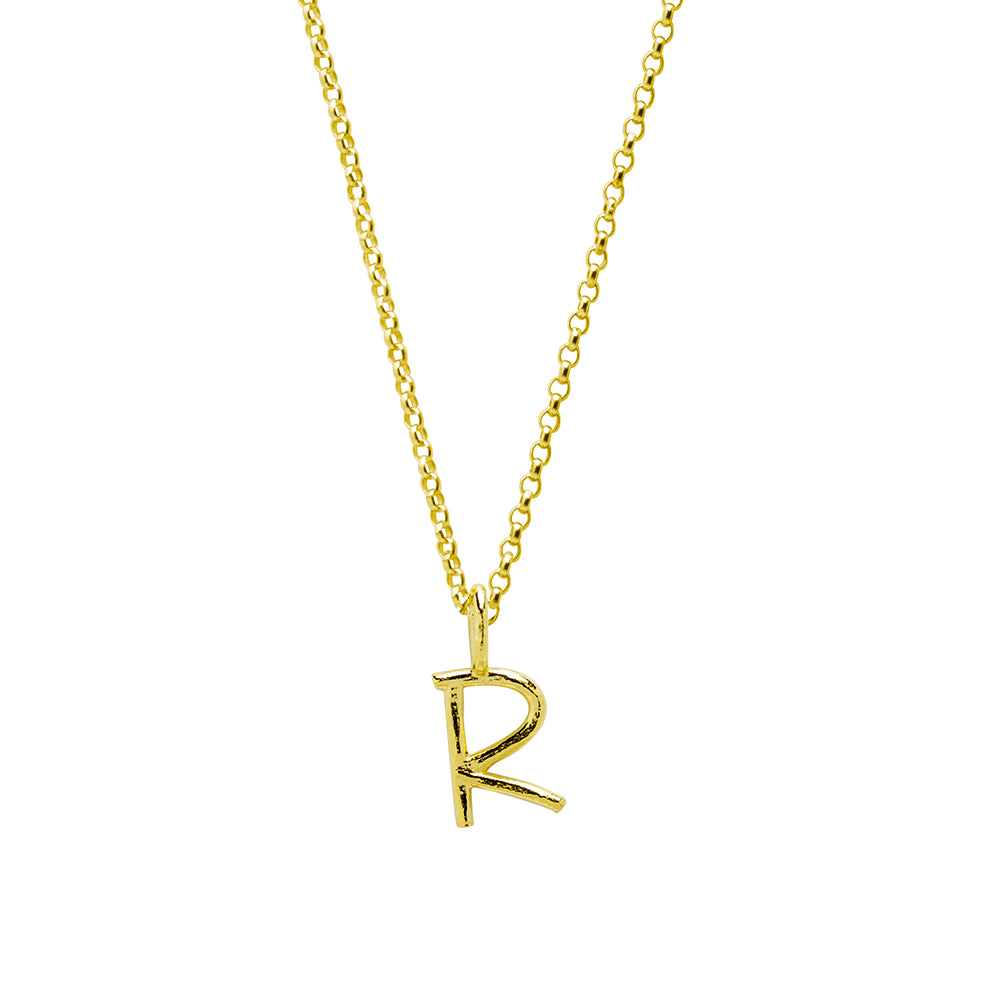 Collar Celine de Plata 925 con Inicial Grabada