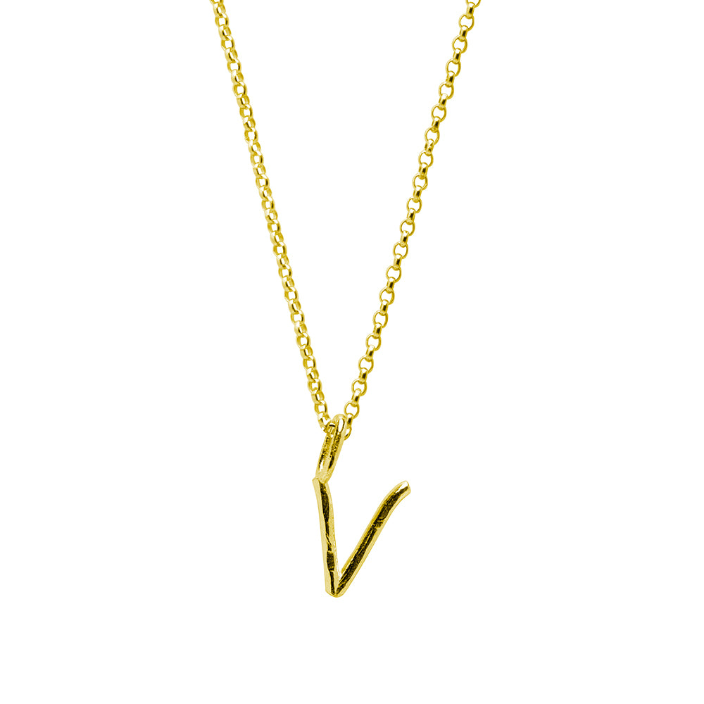 Collar Celine de Plata 925 con Inicial Grabada