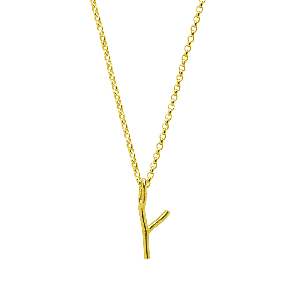 Collar Celine de Plata 925 con Inicial Grabada