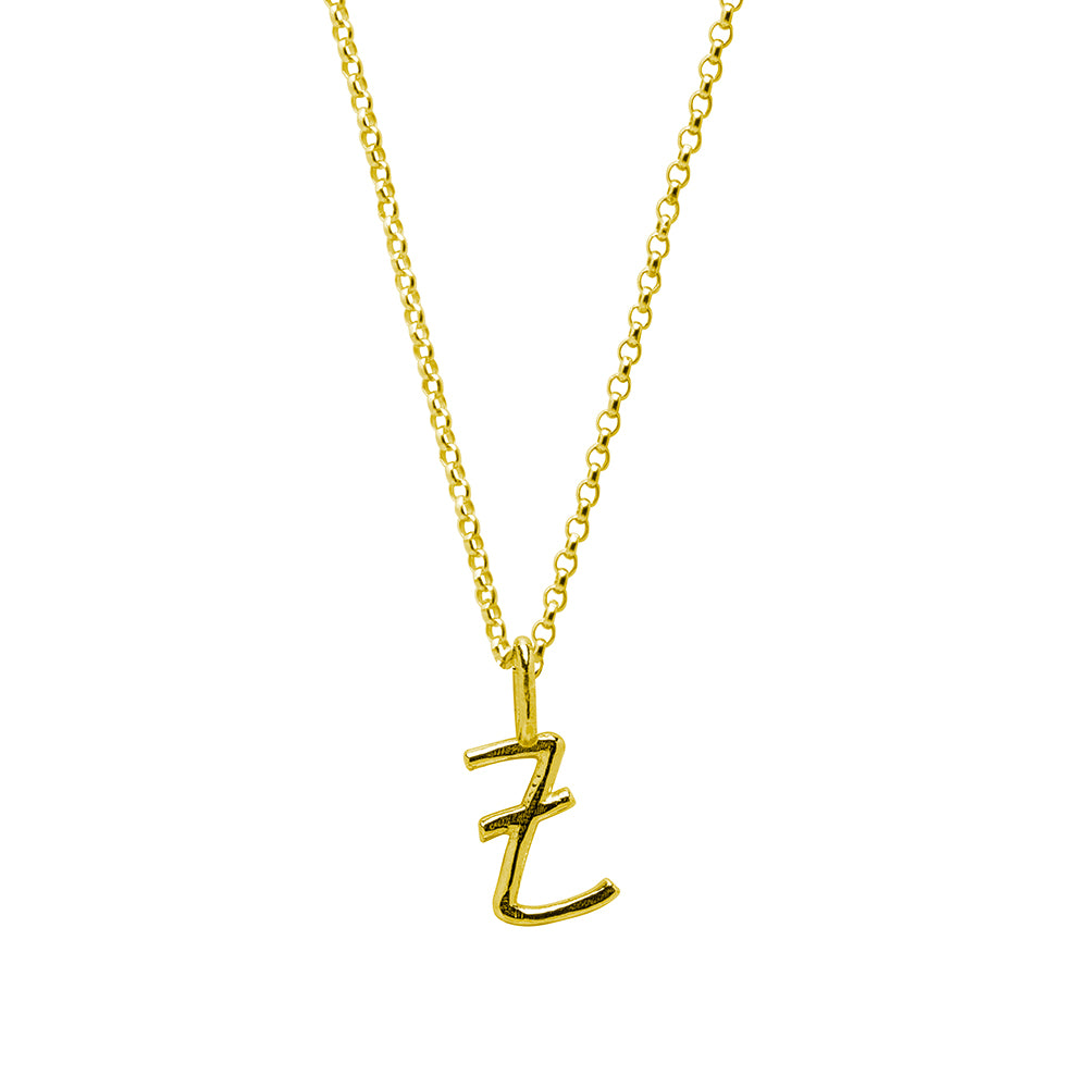 Collar Celine de Plata 925 con Inicial Grabada