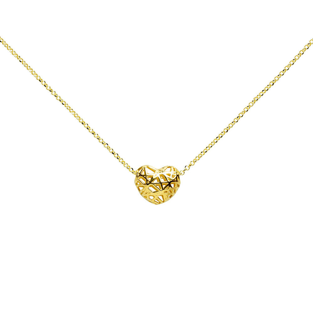 Collar Corazón de Plata 925 Personalizado