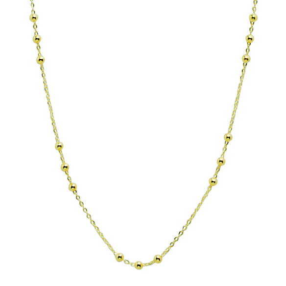 Collar Satélites de Oro 9K