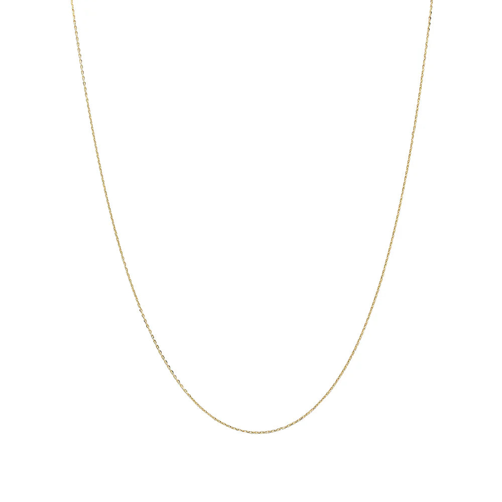 Cadena Forzada Ligera 45x0.45 en Oro Amarillo 18 Kilates