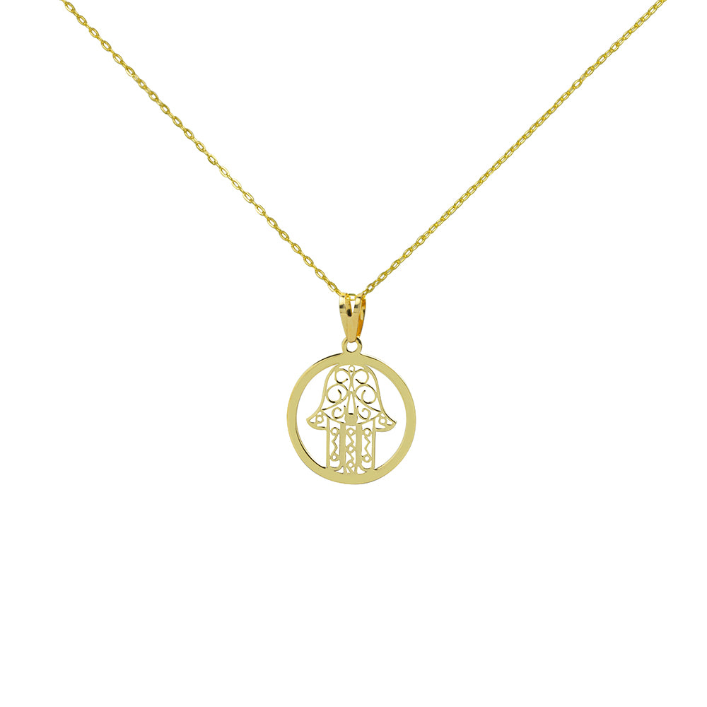 Collar Mano de Fátima Aro