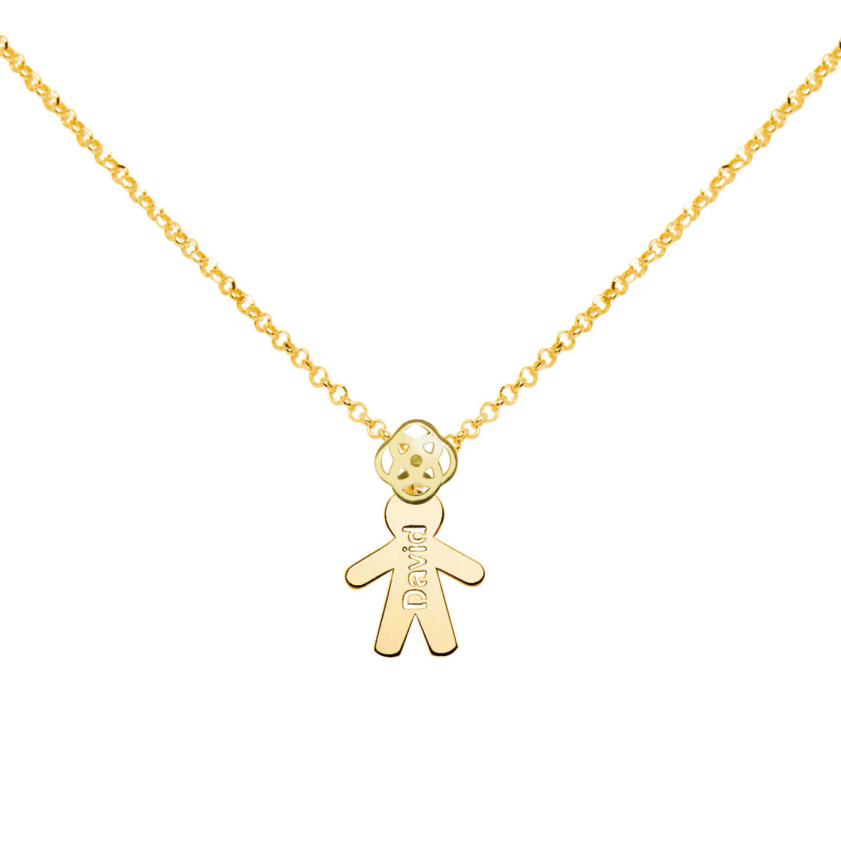 Collar Niño de Plata 925 con Nombre Grabado