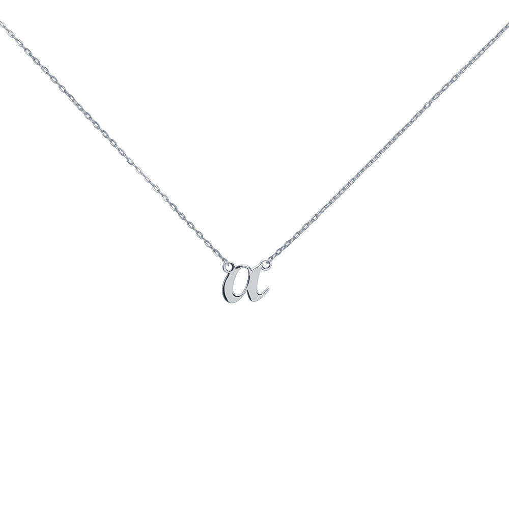 Collar de Oro 9K con Inicial Grabada
