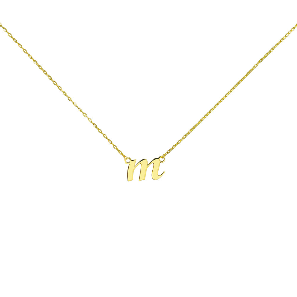 Collar con inicial Cursiva