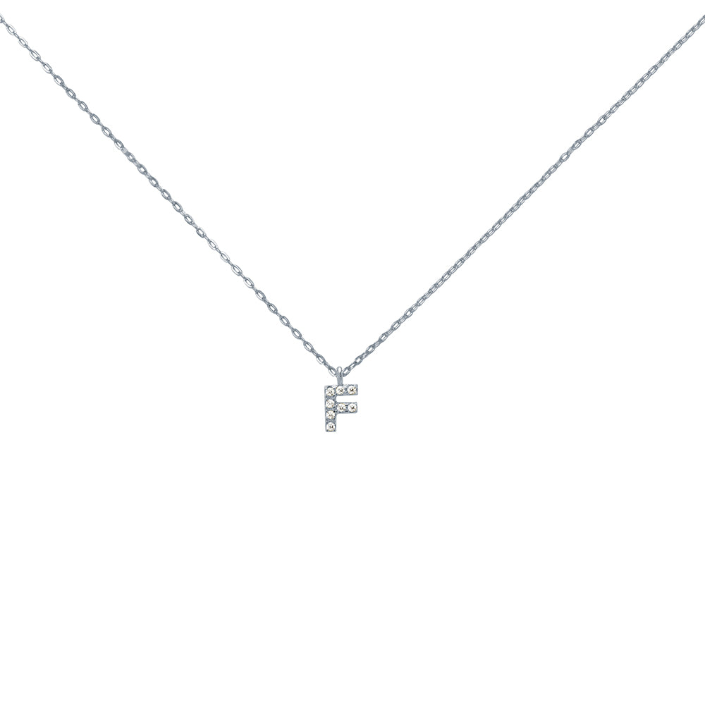 Collar de Oro 9K con Inicial Grabada