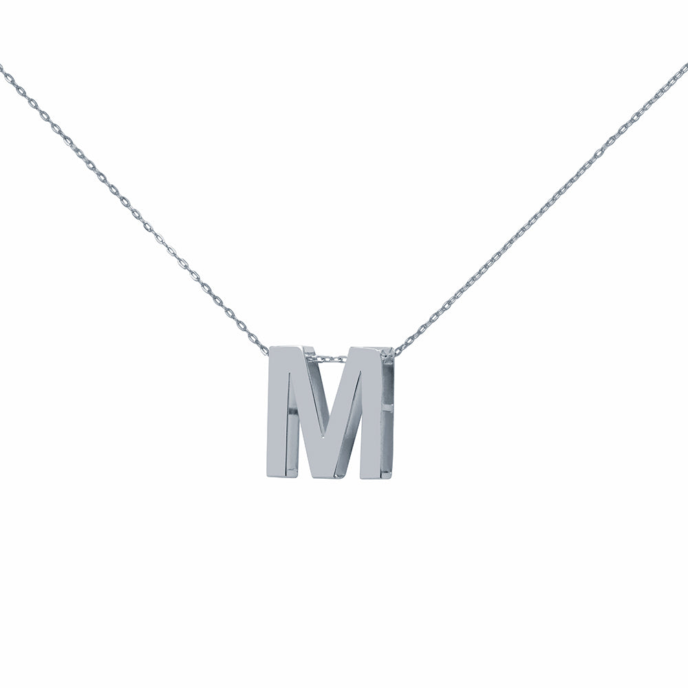 Collar de Oro 18K para Mujer con Inicial Grabada