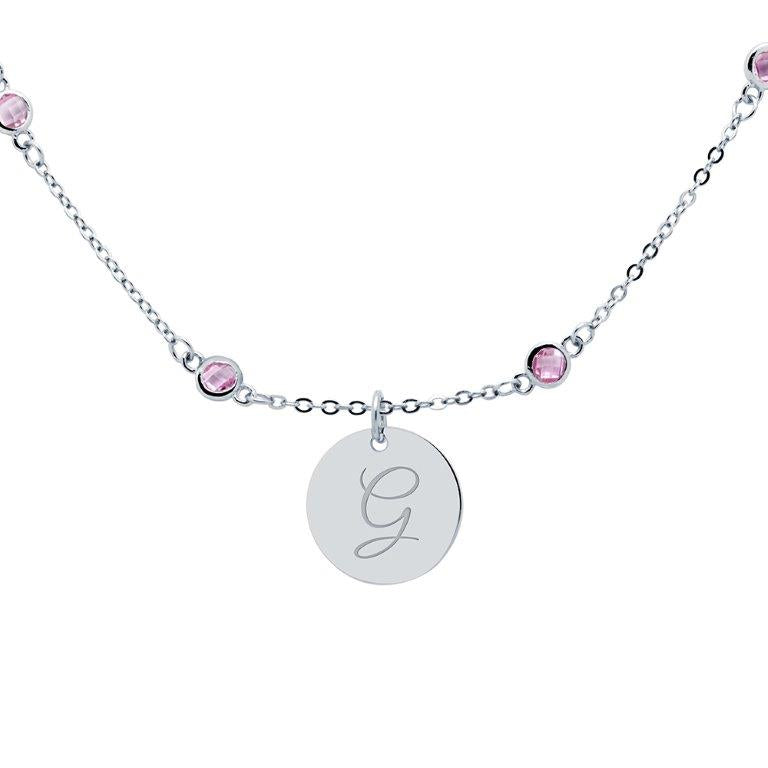 Collar Circonitas Rosa