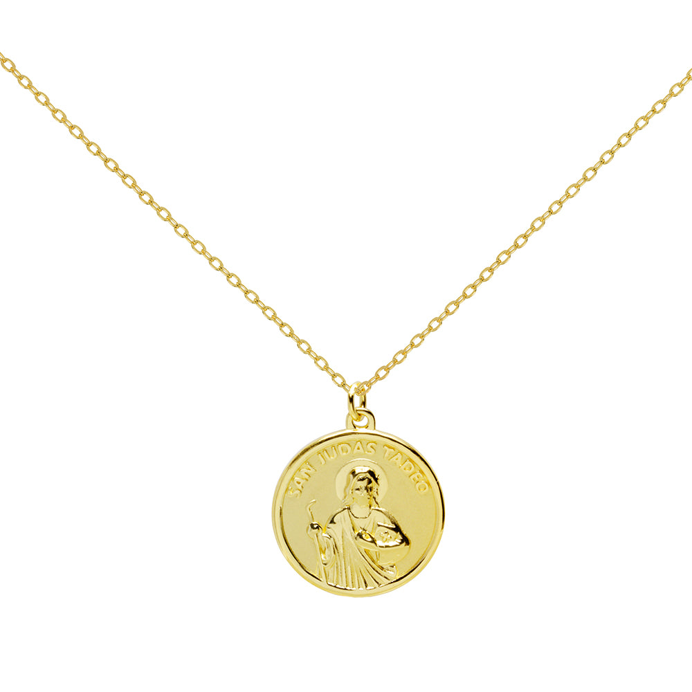 Colgante Escapulario San Judas Tadeo de Plata 925