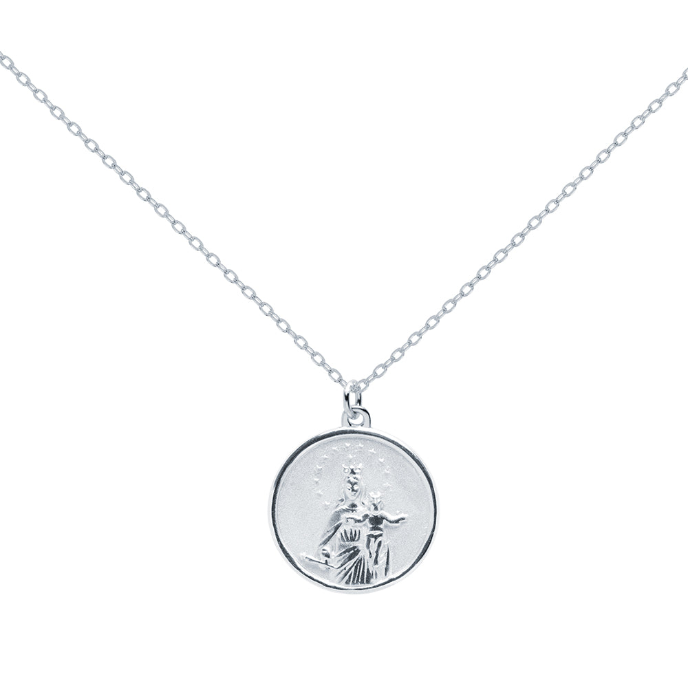 Dije Virgen María Auxiliadora de Plata 925