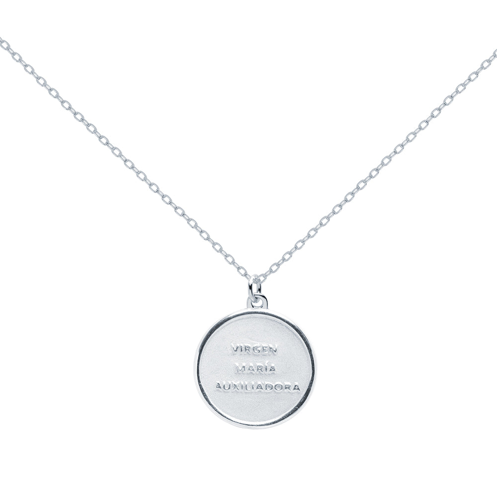 Dije Virgen María Auxiliadora de Plata 925