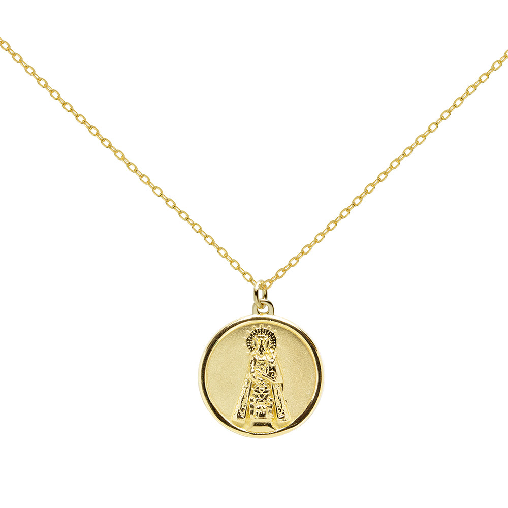 Colgante Virgen de los Desamparados de Plata 925