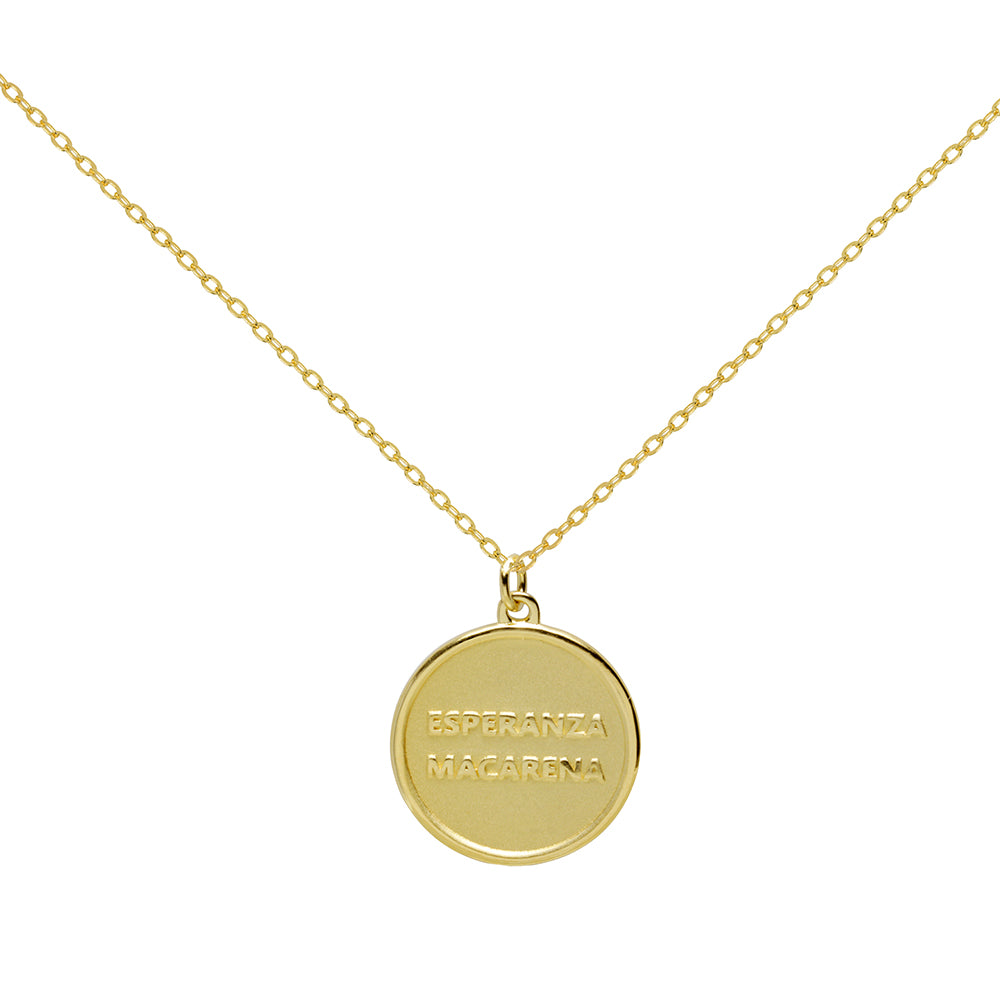 Colgante Esperanza Macarena de Plata 925