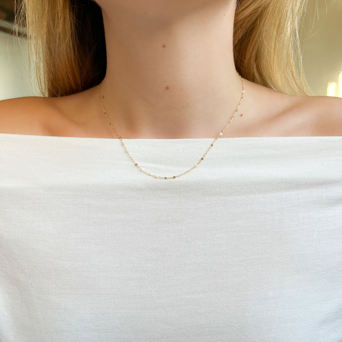 Cadena Forzada Fantasía 42x1.90 en Oro Amarillo 9 Kilates