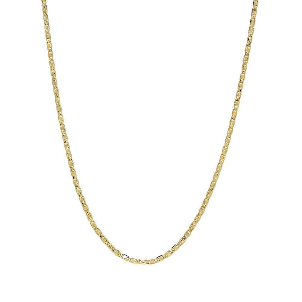 Collar travesino de oro de 9 quilates de 50 cm