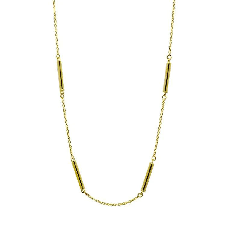 Cadenas Barras 42cm en Oro Amarillo 18 Kilates