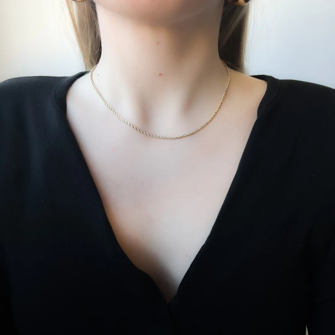 Collar Cordón de Oro 9K