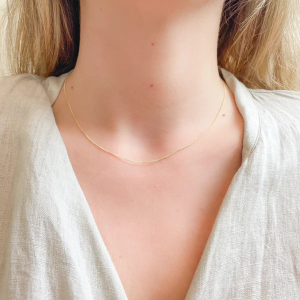 Cadena Espiga Redonda 40x0.75 en Oro Amarillo 9 Kilates