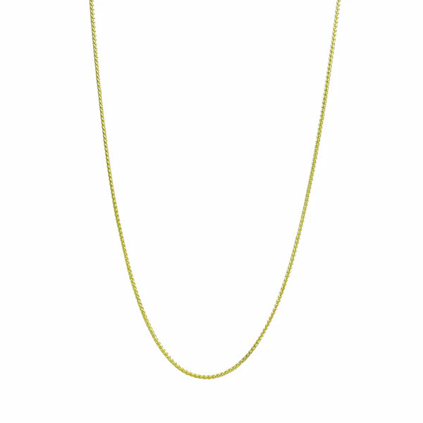 Cadena Espiga Redonda 40x0.75 en Oro Amarillo 9 Kilates