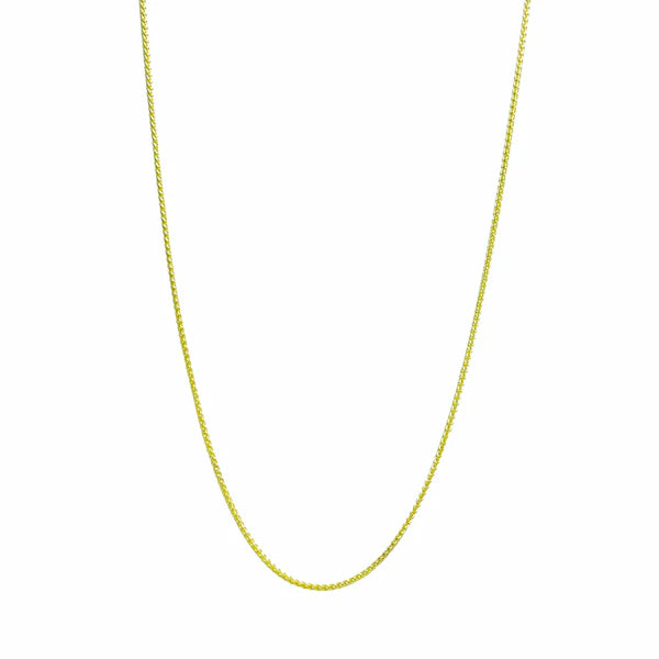 Cadena Espiga Redonda 45x0.75 en Oro Amarillo 9 Kilates