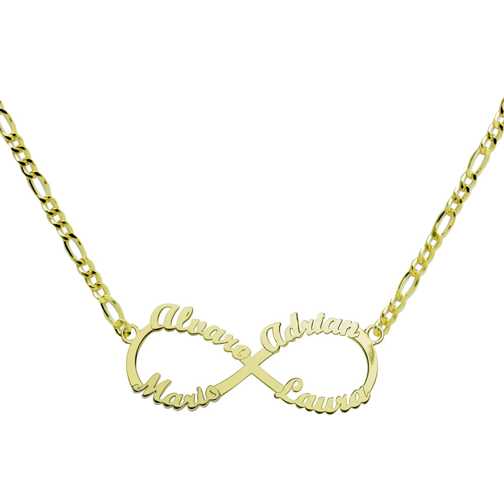 Collar Infinito Cuadruple 3x1