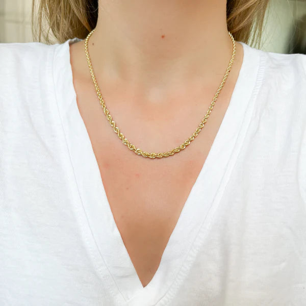 Cadena Cordón Oro 5,5mm 45cm