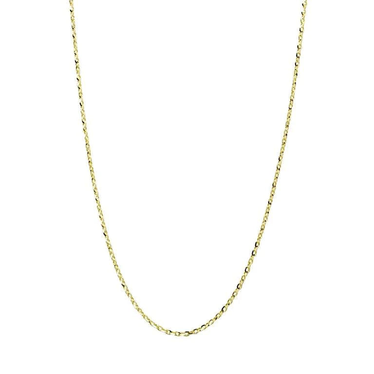 Cadena Forzada 40cx0.6 en Oro Amarillo 9 Kilates