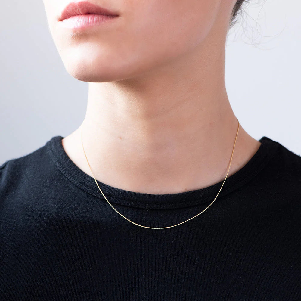 Cadena Barbada Diamantada 45cm