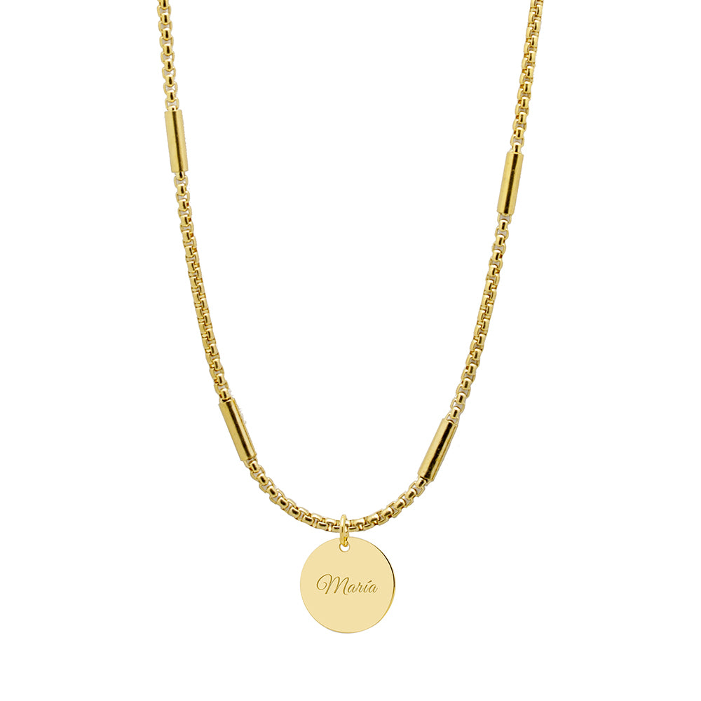 Collar Barritas de Acero Personalizado
